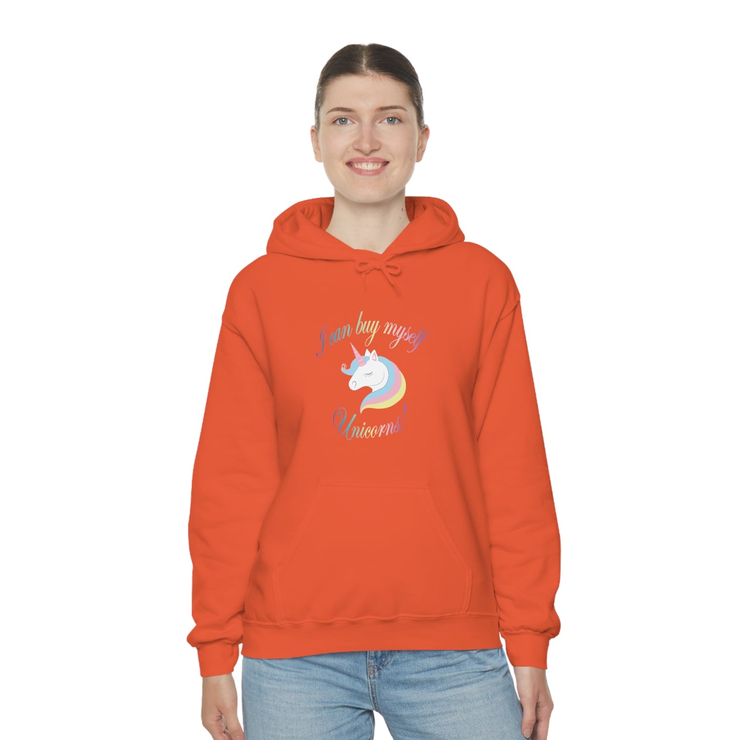 I Can Buy Myself Unicorns! Unisex Heavy Blend™ Hooded Sweatshirt