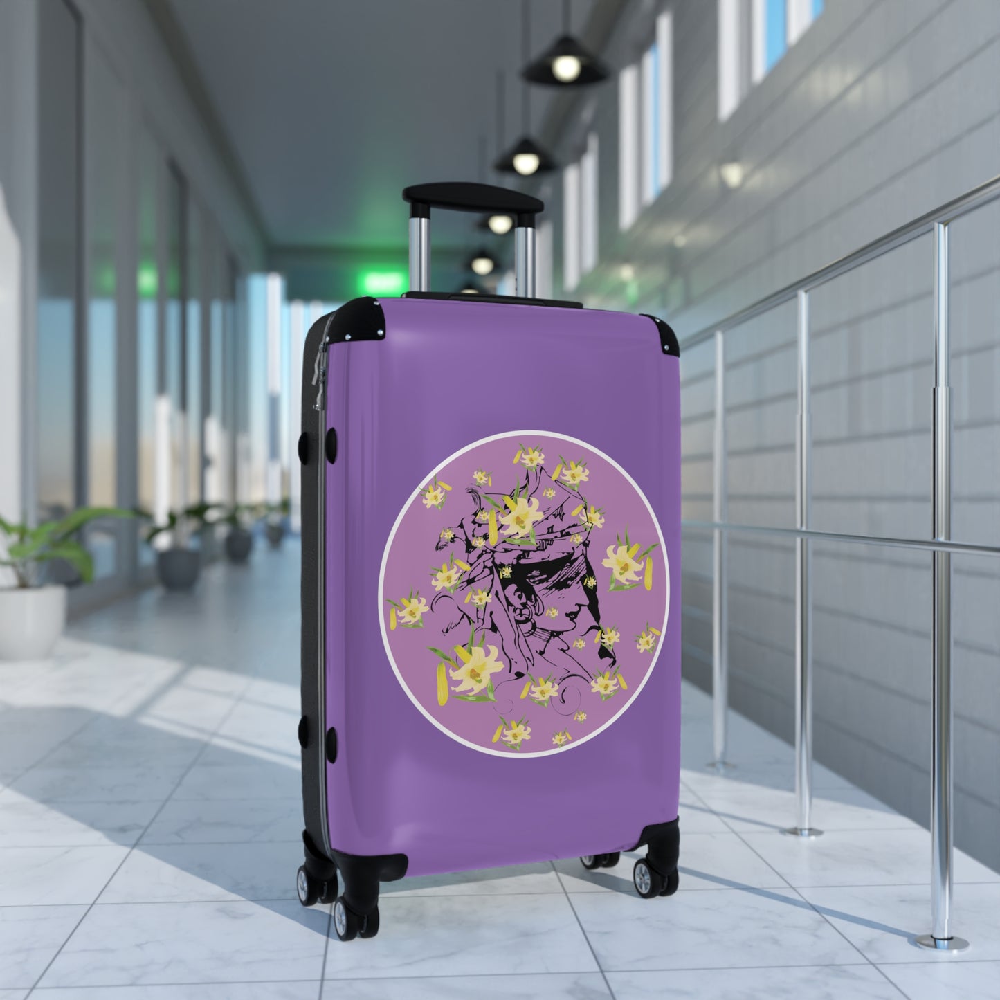 Daffodil Woman Purple Suitcase