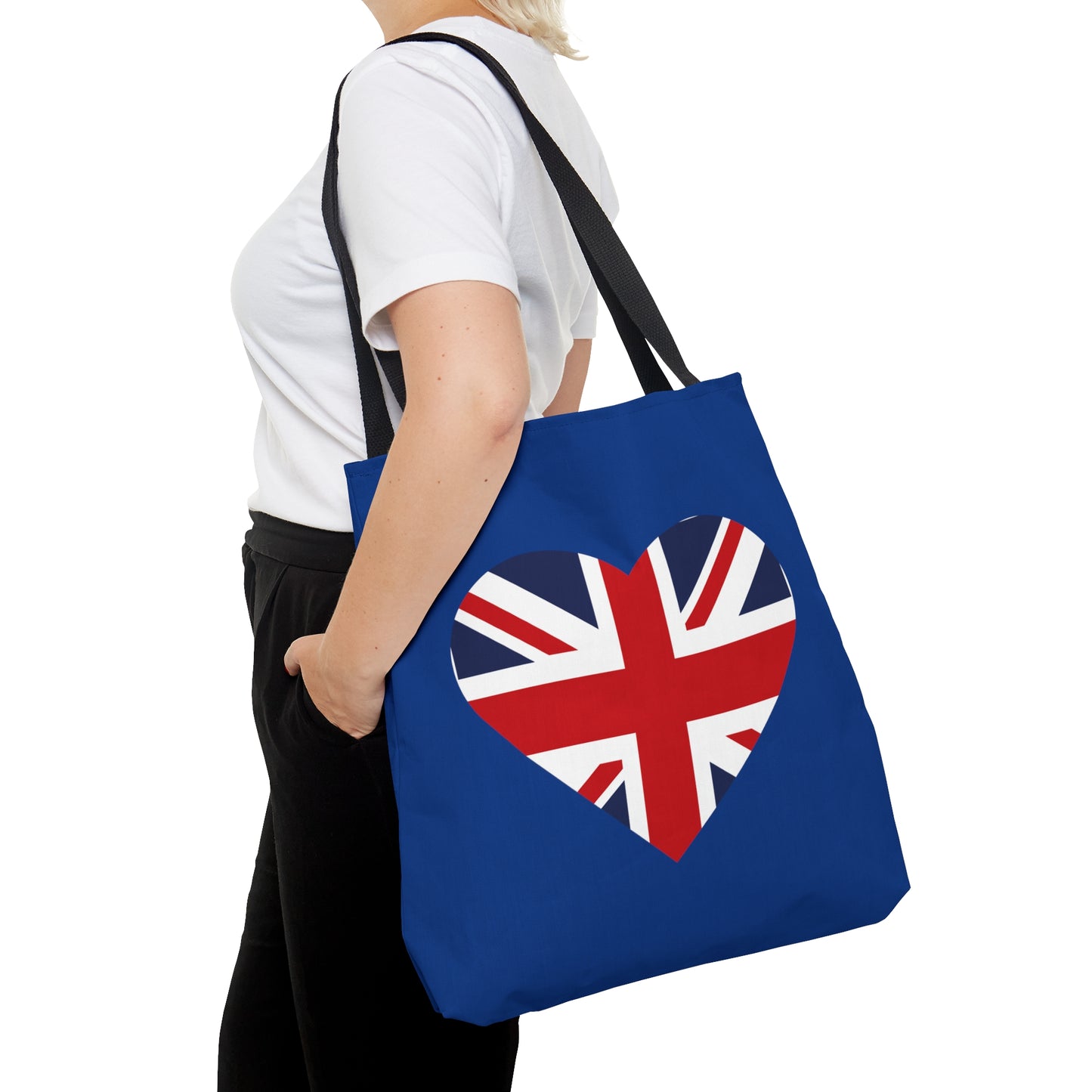 Union Jack Heart Tote Bag (AOP)