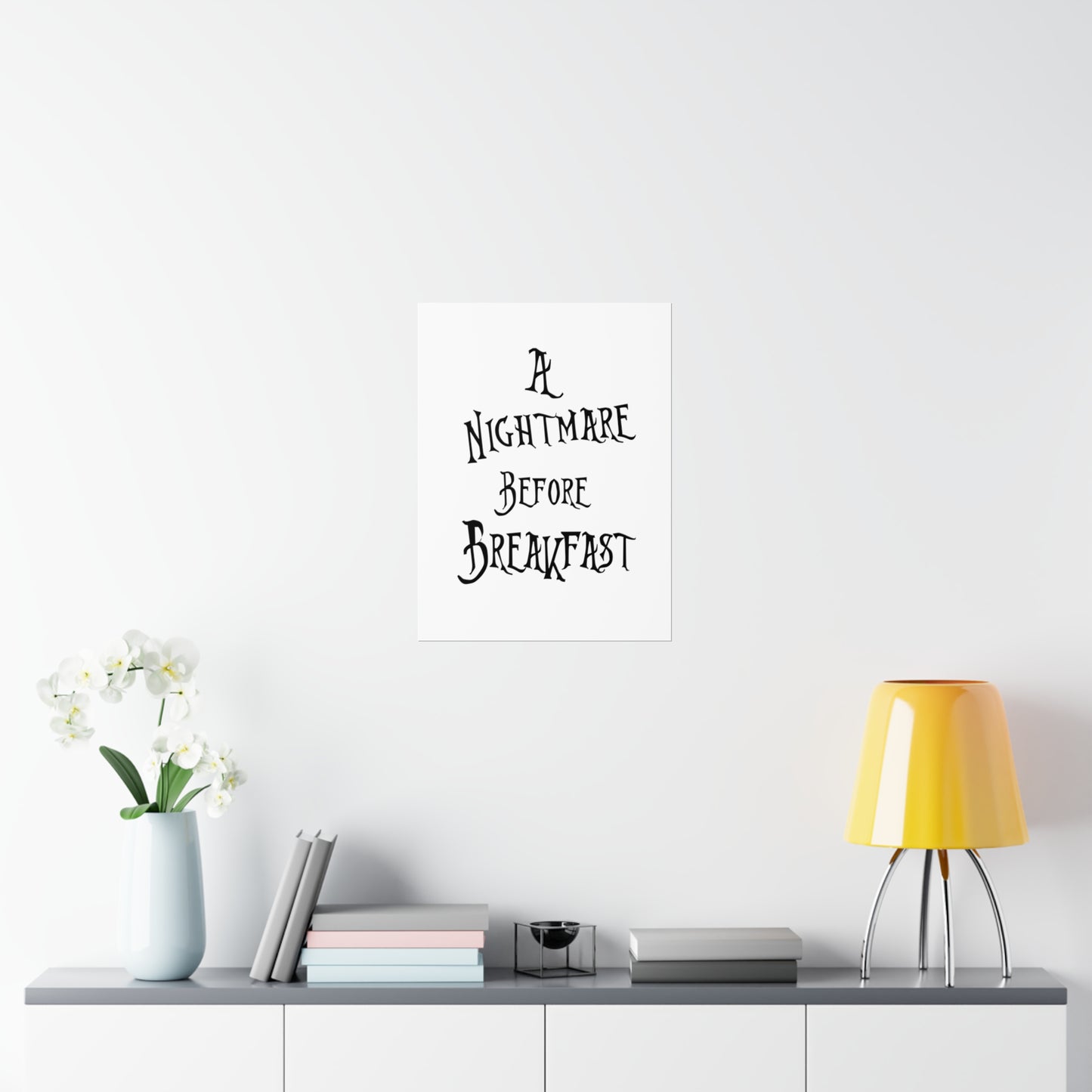 A Nightmare Before Breakfast Premium Matte Vertical Posters