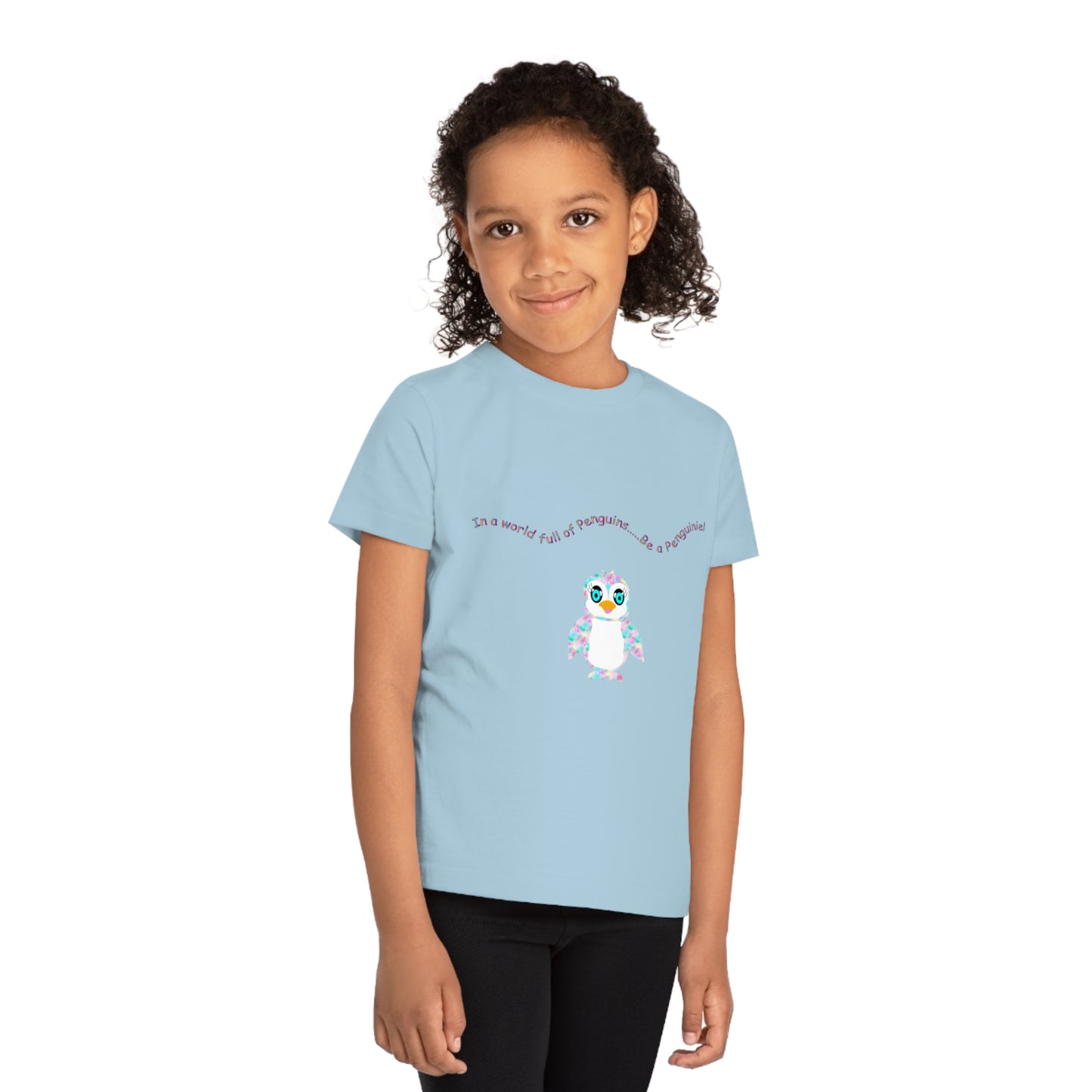 In a world full of penguins.... Be a Penguinies! Fun Kids' Creator T-Shirt