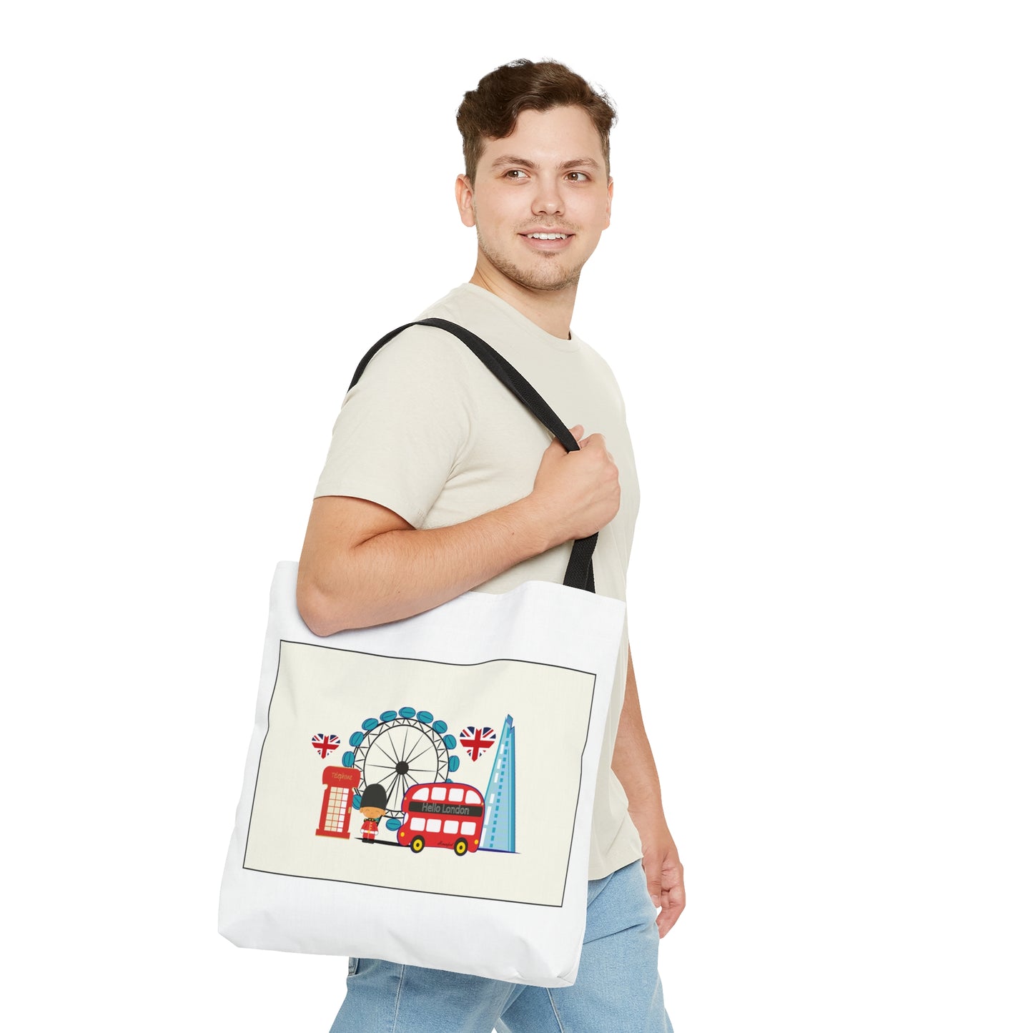 London Illustration Art Tote Bag (AOP)