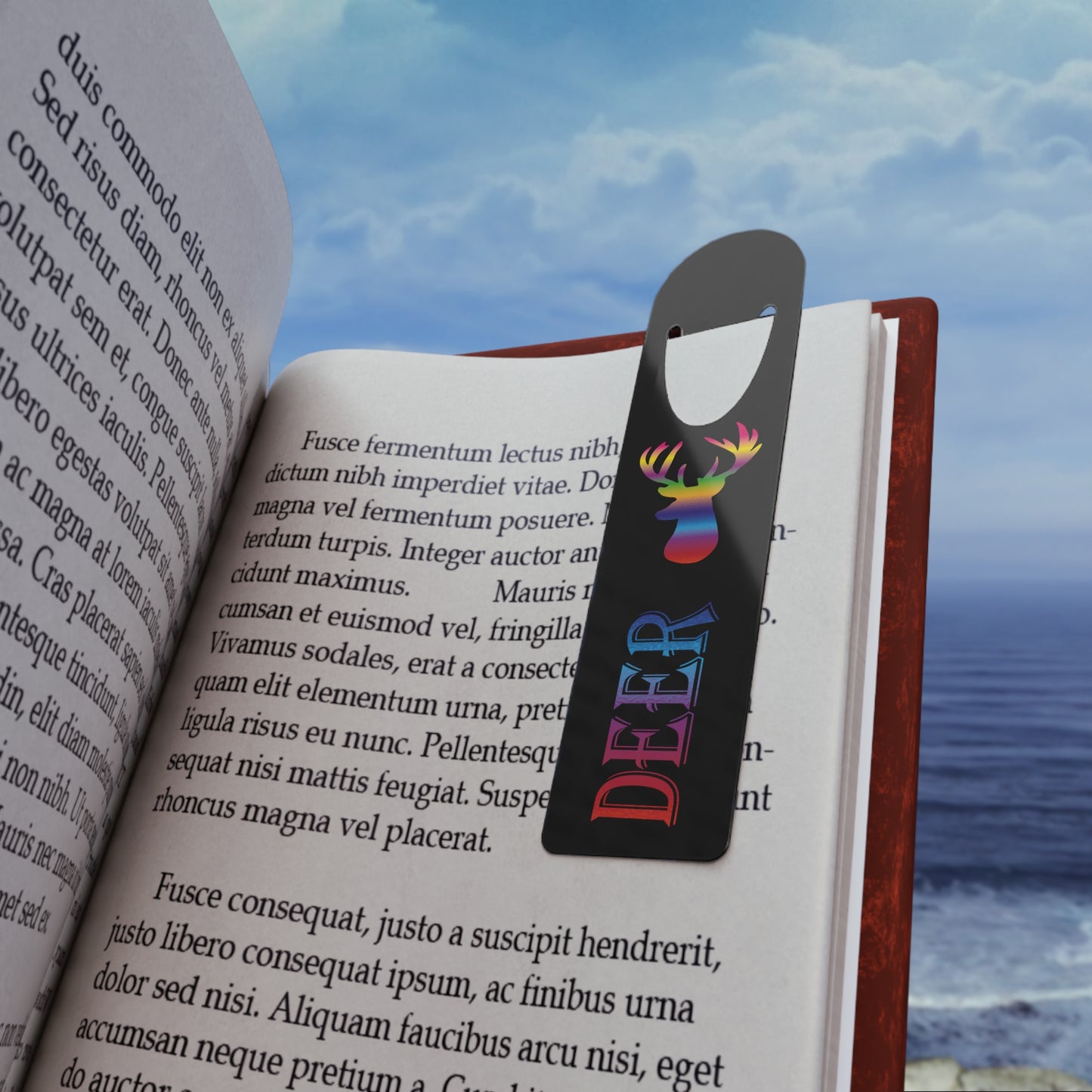 Rainbow Deer Bookmark