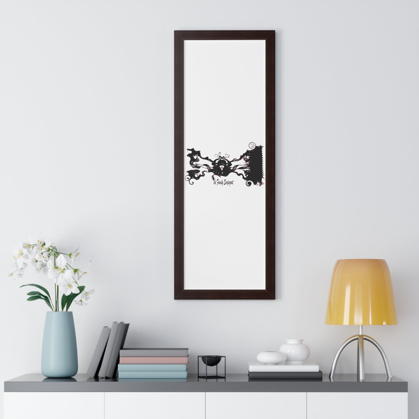 The Family Scapegoat with Pink Framed Vertical Poster