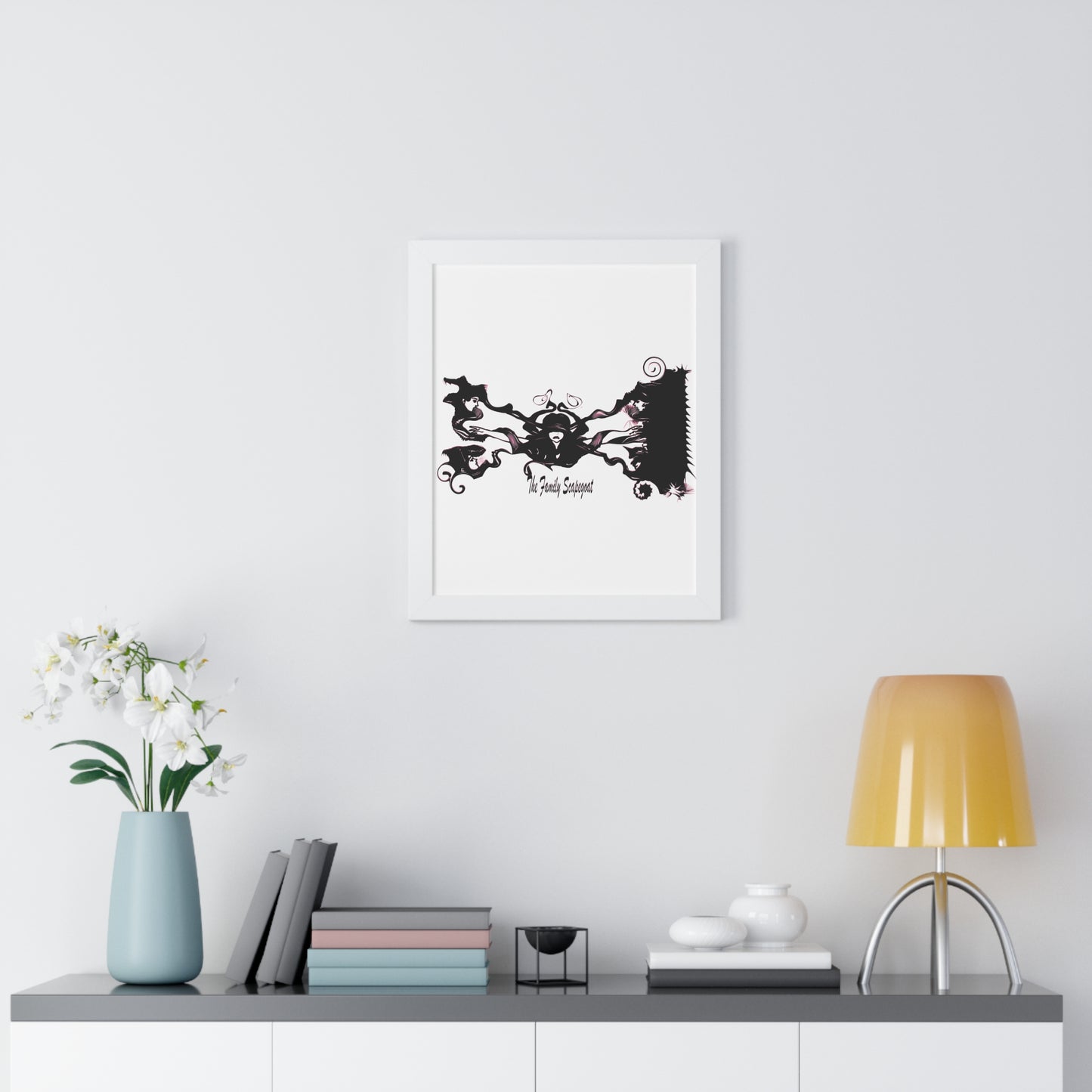 The Family Scapegoat with Pink Framed Vertical Poster