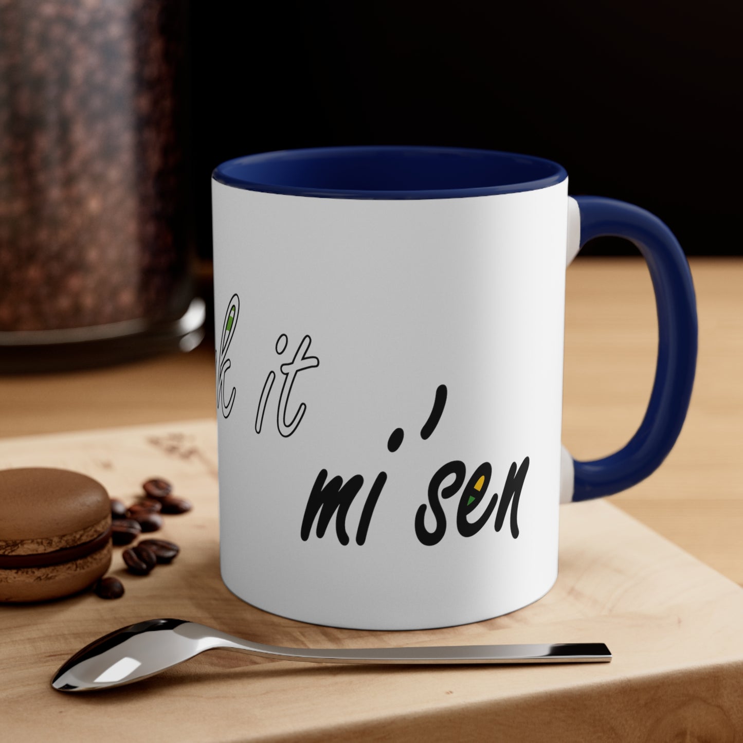 I'll drink it mi' sen Sheffield Dialect, Typography Art Accent Coffee Mug, 11oz