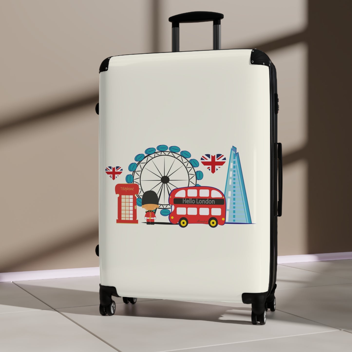 London Illustration Suitcase