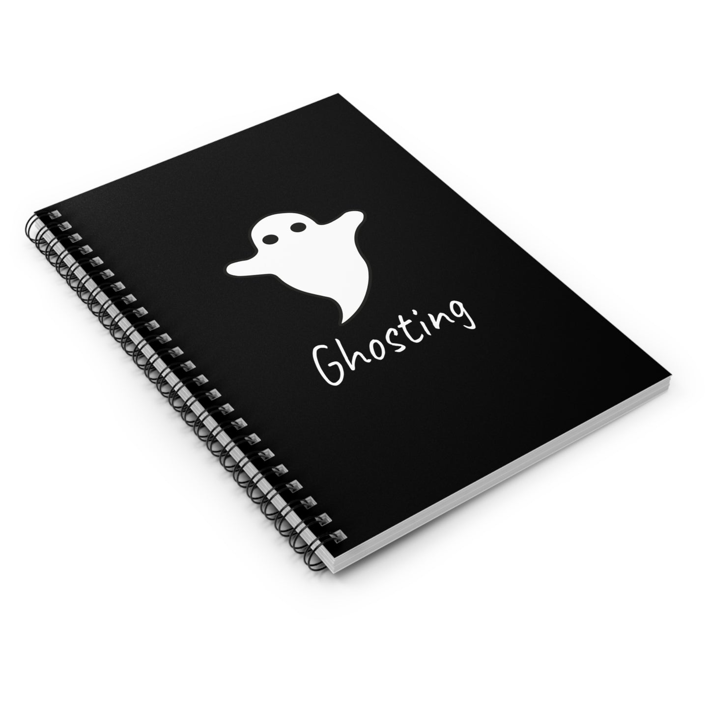 Ghosting Spiral Notebook - Ruled Line