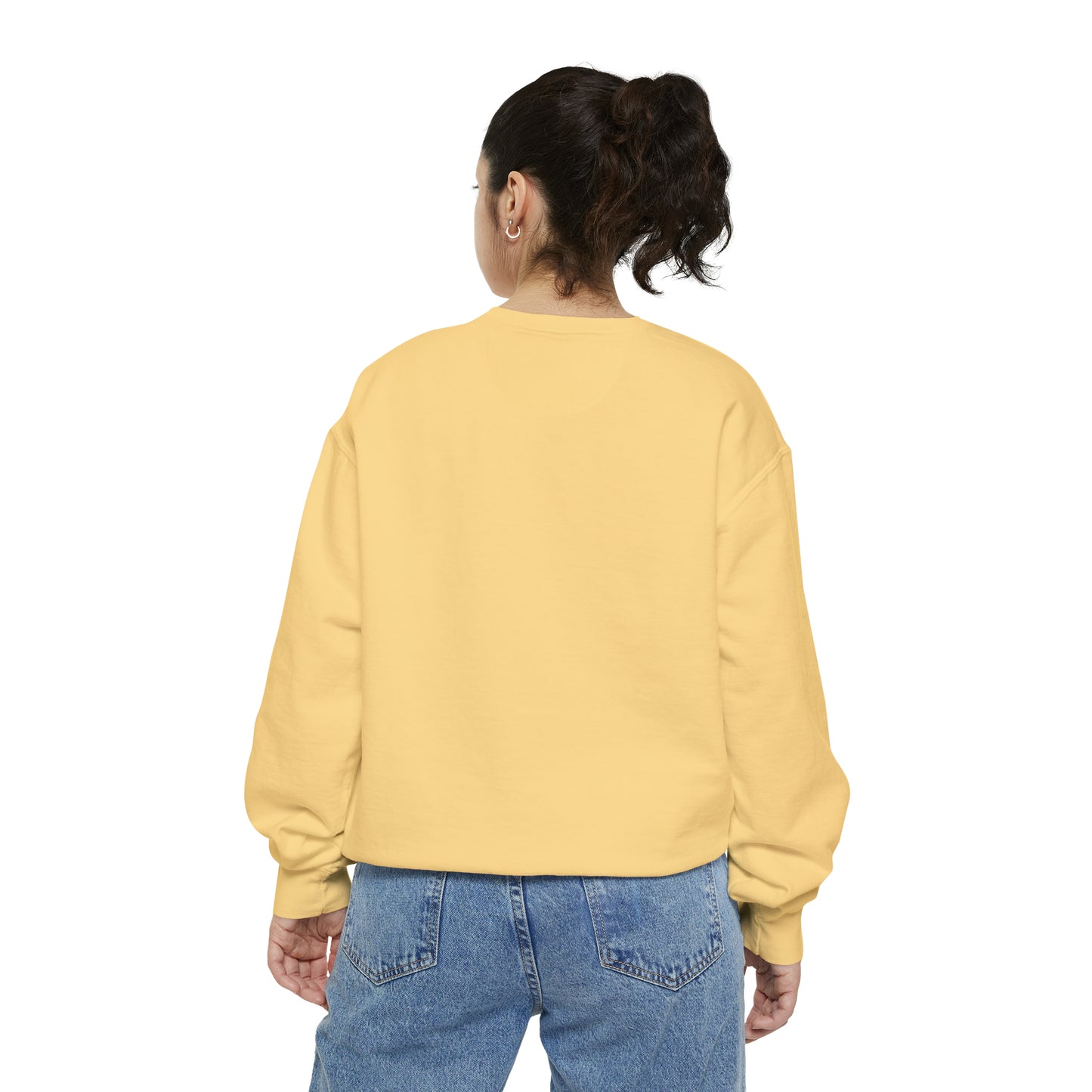 Daffodil Woman Art Unisex Garment-Dyed Sweatshirt