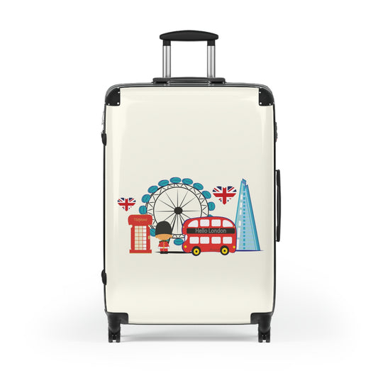 London Illustration Suitcase