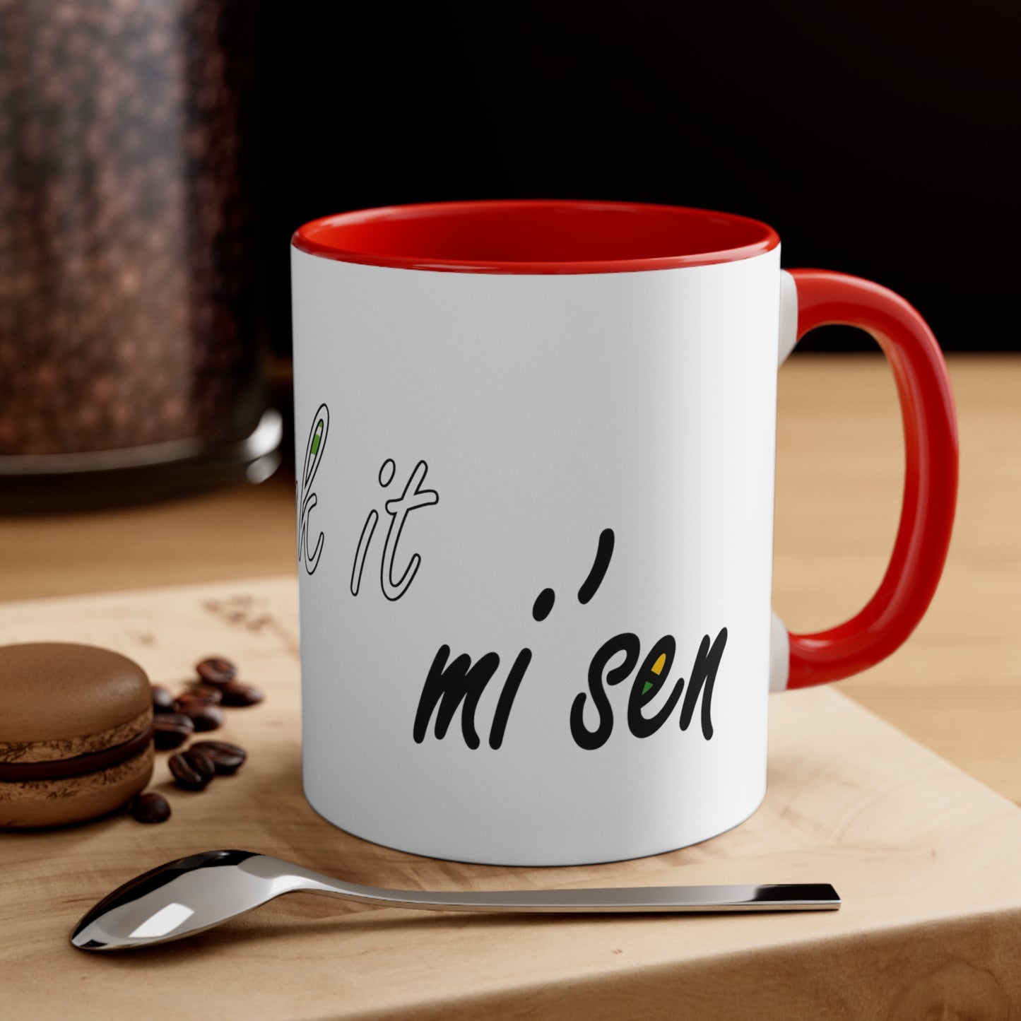 I'll drink it mi' sen Sheffield Dialect, Typography Art Accent Coffee Mug, 11oz