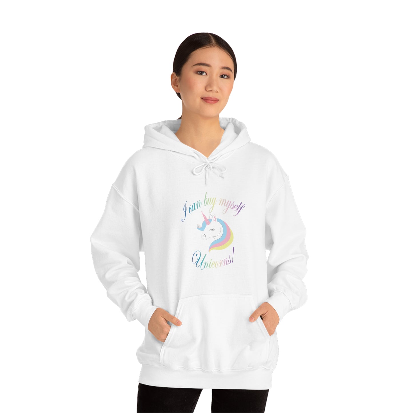 I Can Buy Myself Unicorns! Unisex Heavy Blend™ Hooded Sweatshirt