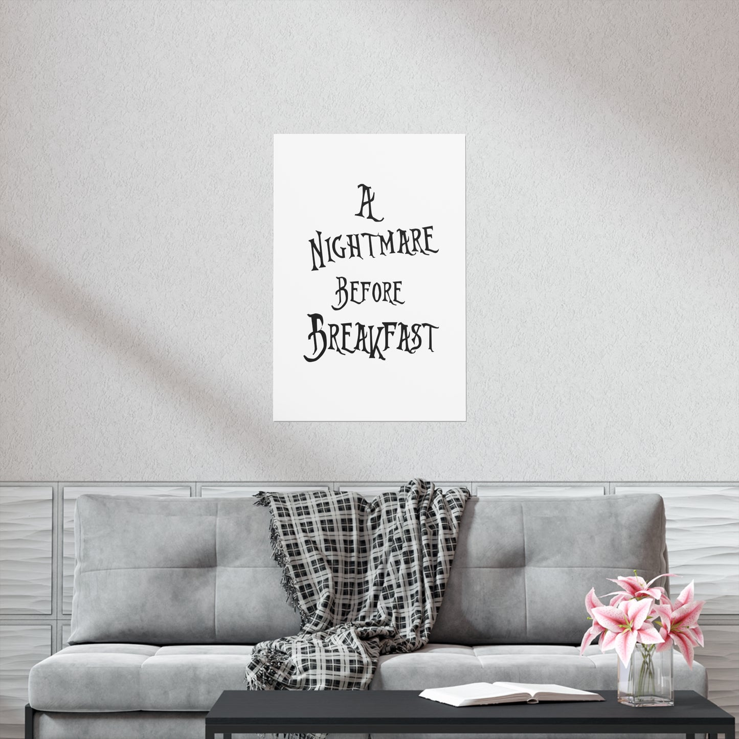 A Nightmare Before Breakfast Premium Matte Vertical Posters