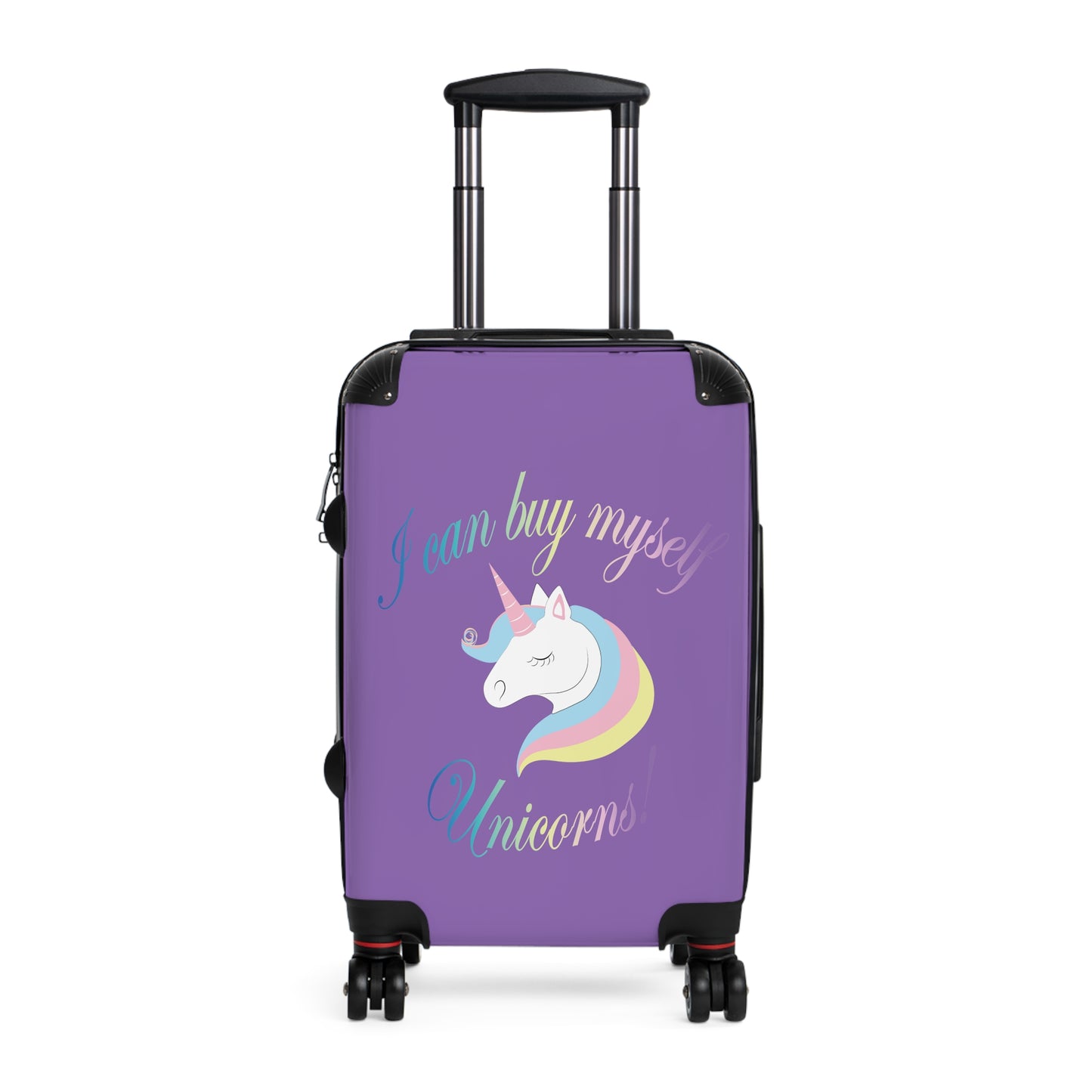 I Can Buy Myself Unicorns! Purple Suitcase