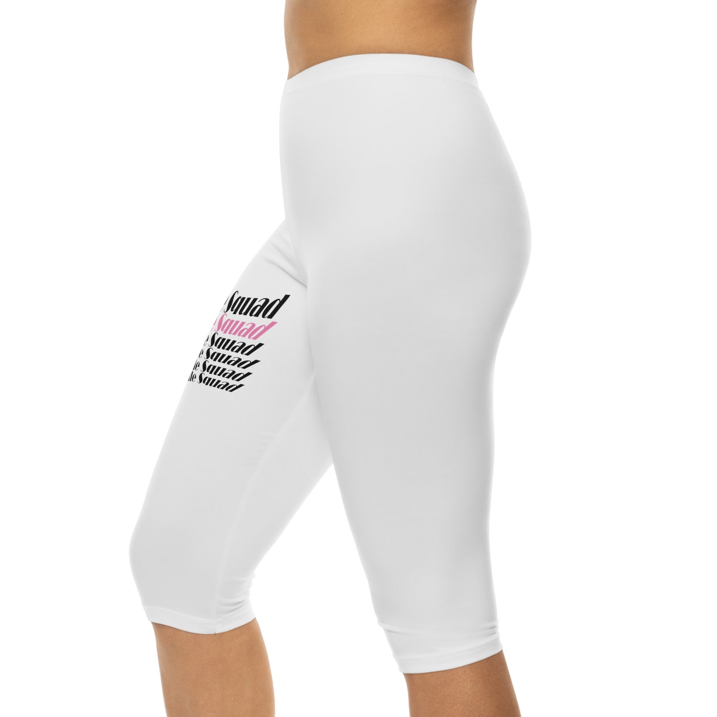 Hustle Squad Women’s Capri Leggings (AOP)