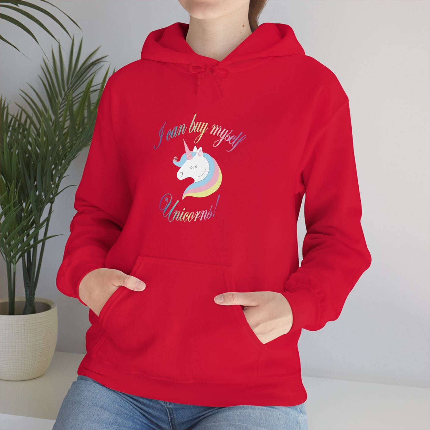 I Can Buy Myself Unicorns! Unisex Heavy Blend™ Hooded Sweatshirt