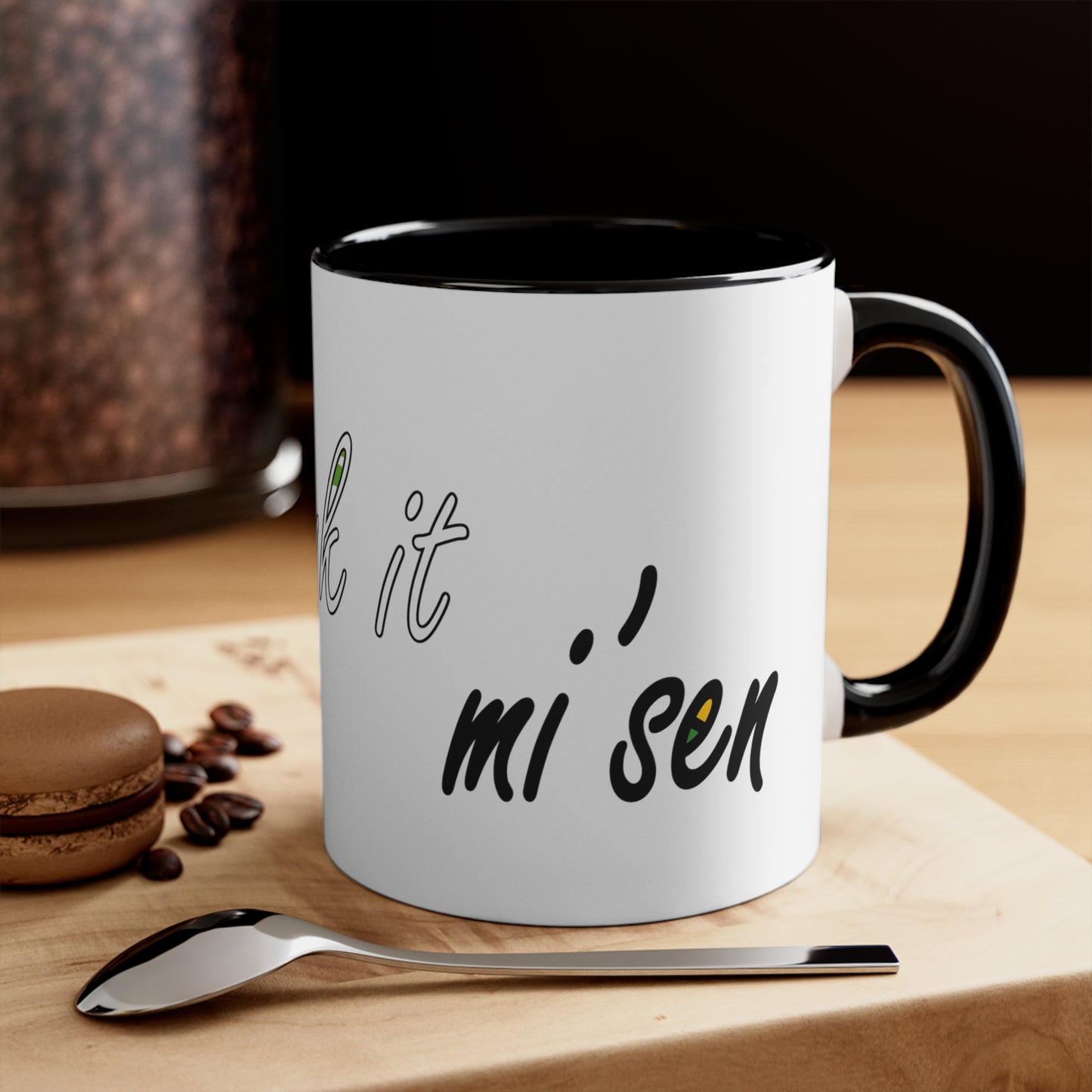 I'll drink it mi' sen Sheffield Dialect, Typography Art Accent Coffee Mug, 11oz