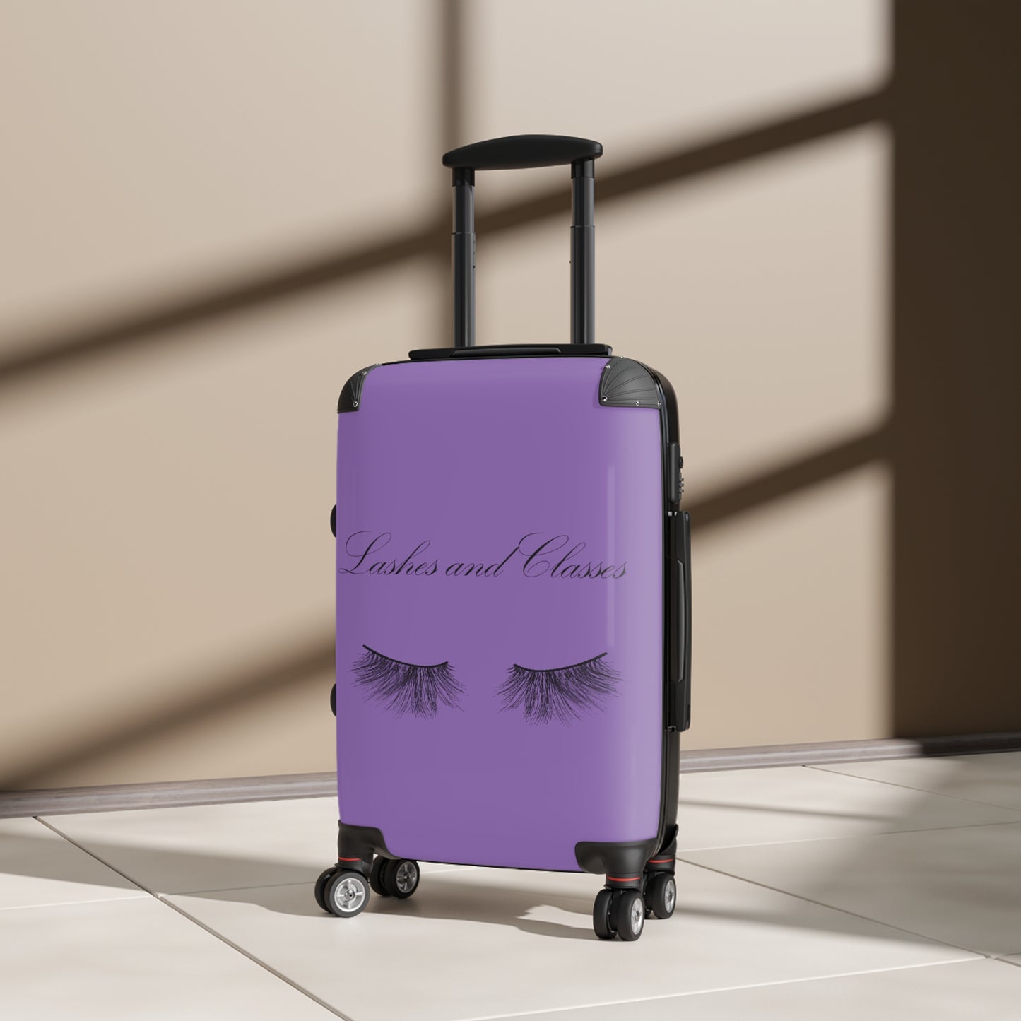 Lashes & Classes Purple Suitcase