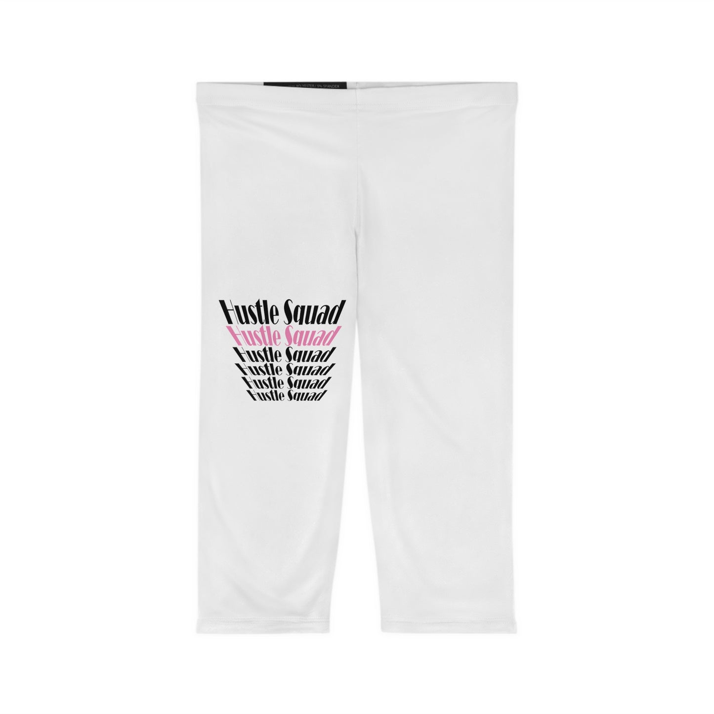 Hustle Squad Women’s Capri Leggings (AOP)