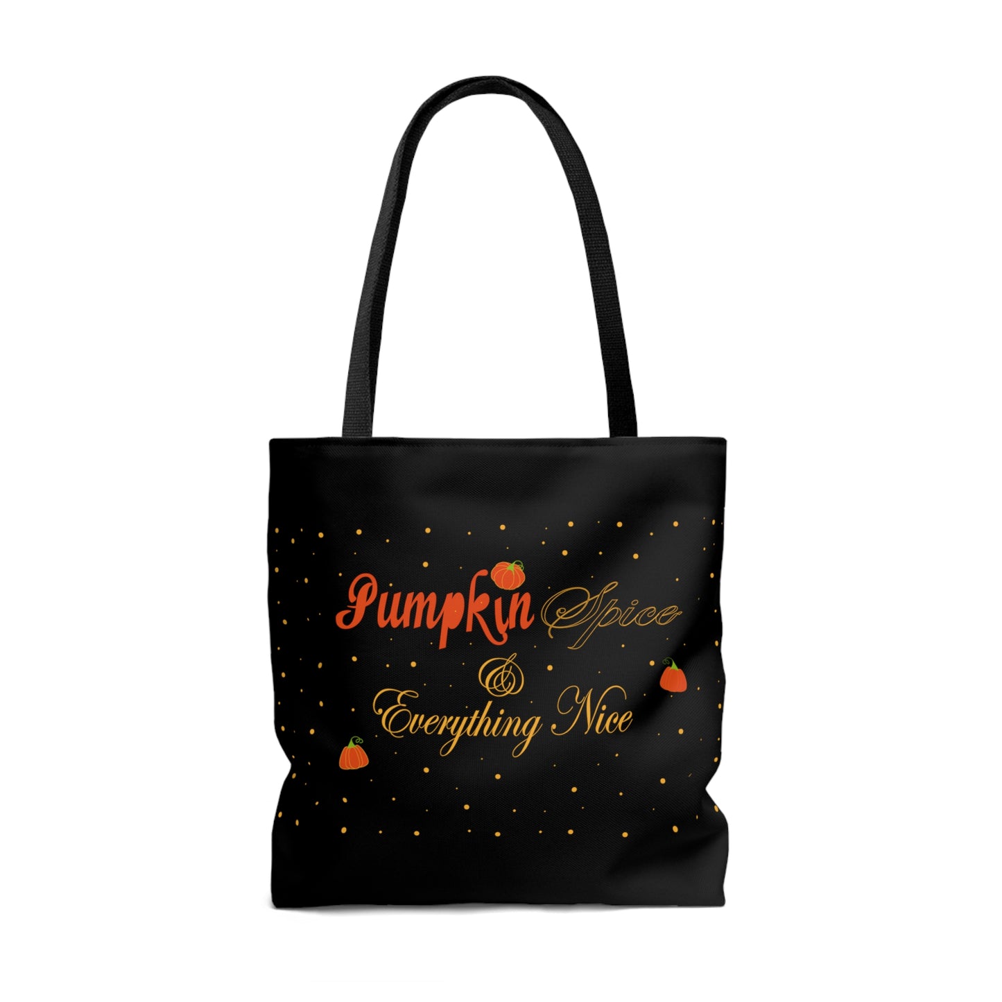 Pumpkin Spice & Everything Nice Tote Bag (AOP)