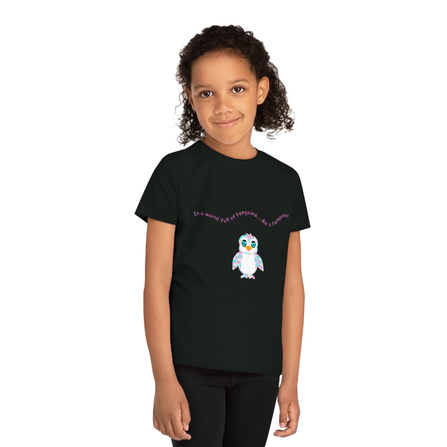 In a world full of penguins.... Be a Penguinies! Fun Kids' Creator T-Shirt