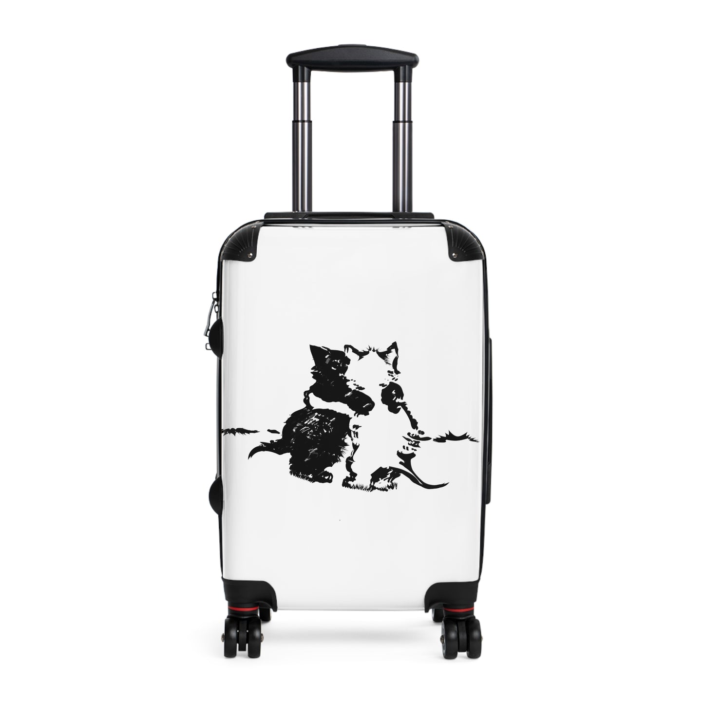 Kissing Black & White Suitcase