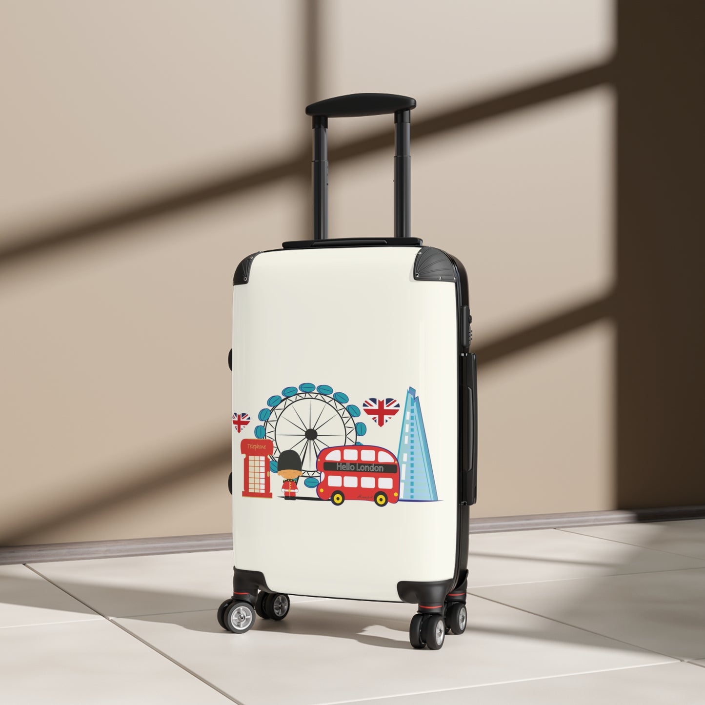 London Illustration Suitcase