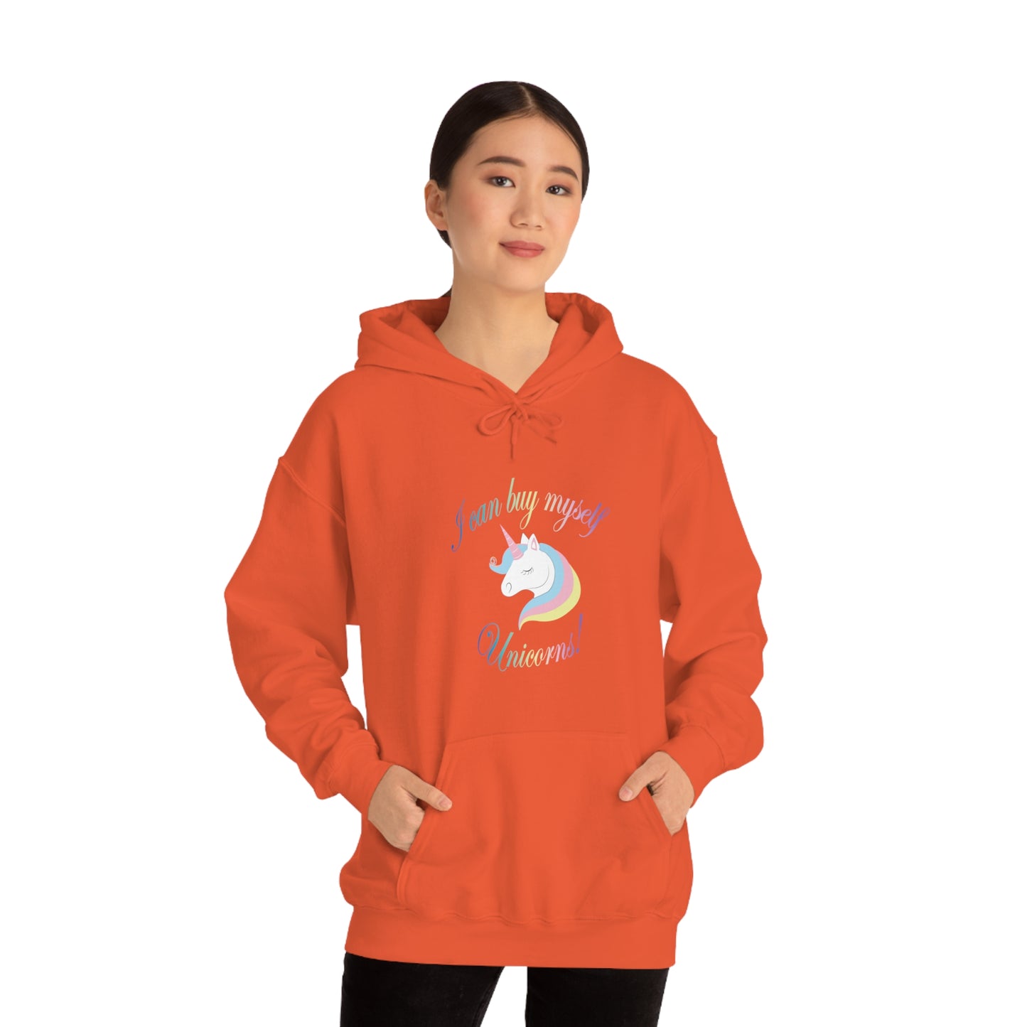 I Can Buy Myself Unicorns! Unisex Heavy Blend™ Hooded Sweatshirt