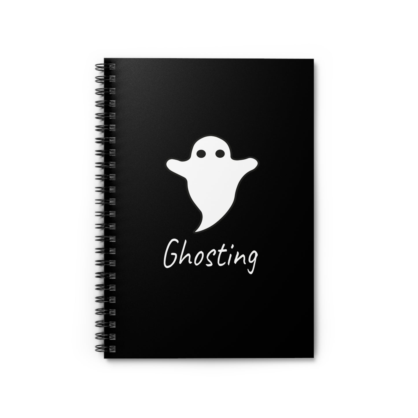 Ghosting Spiral Notebook - Ruled Line