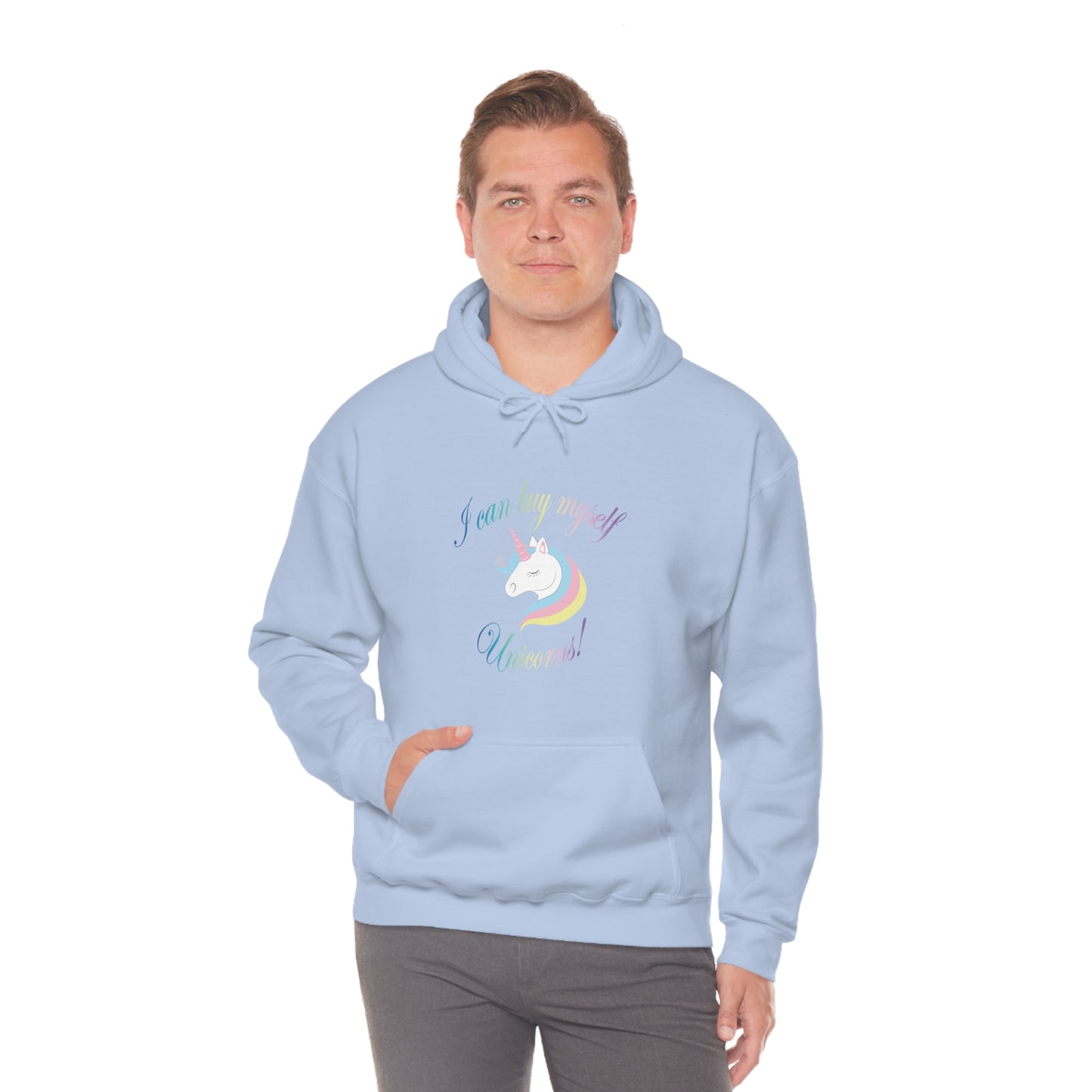 I Can Buy Myself Unicorns! Unisex Heavy Blend™ Hooded Sweatshirt