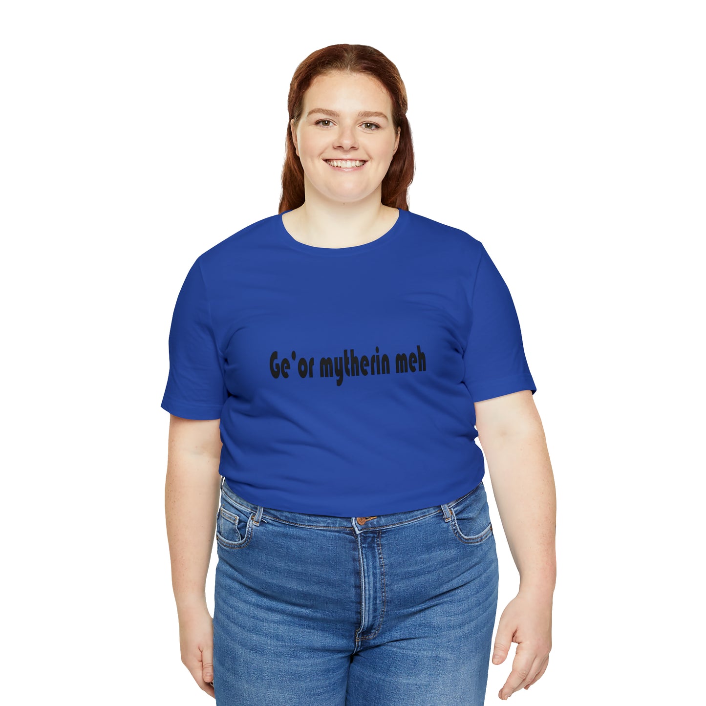 Gi'or mytherin meh Sheffield Dialect Typography Unisex Jersey Short Sleeve Tee